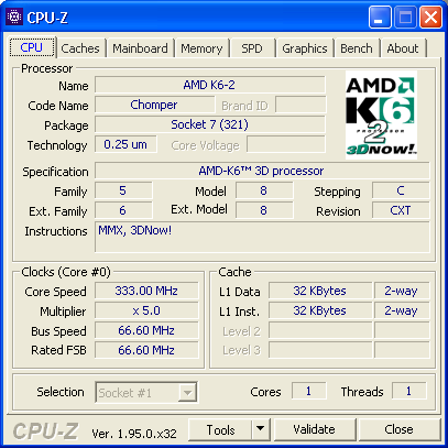 CPU-Z report